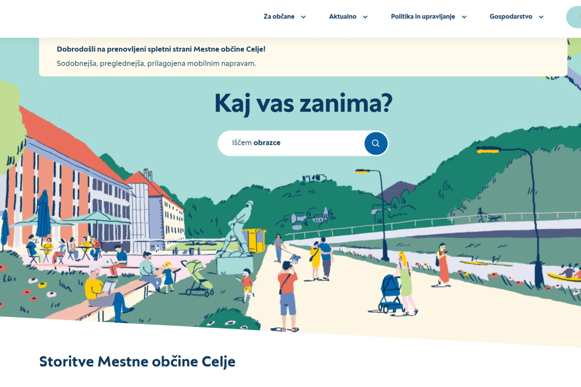 Celje dobilo novo občinsko spletno stran