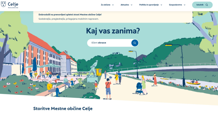 Celje dobilo novo občinsko spletno stran